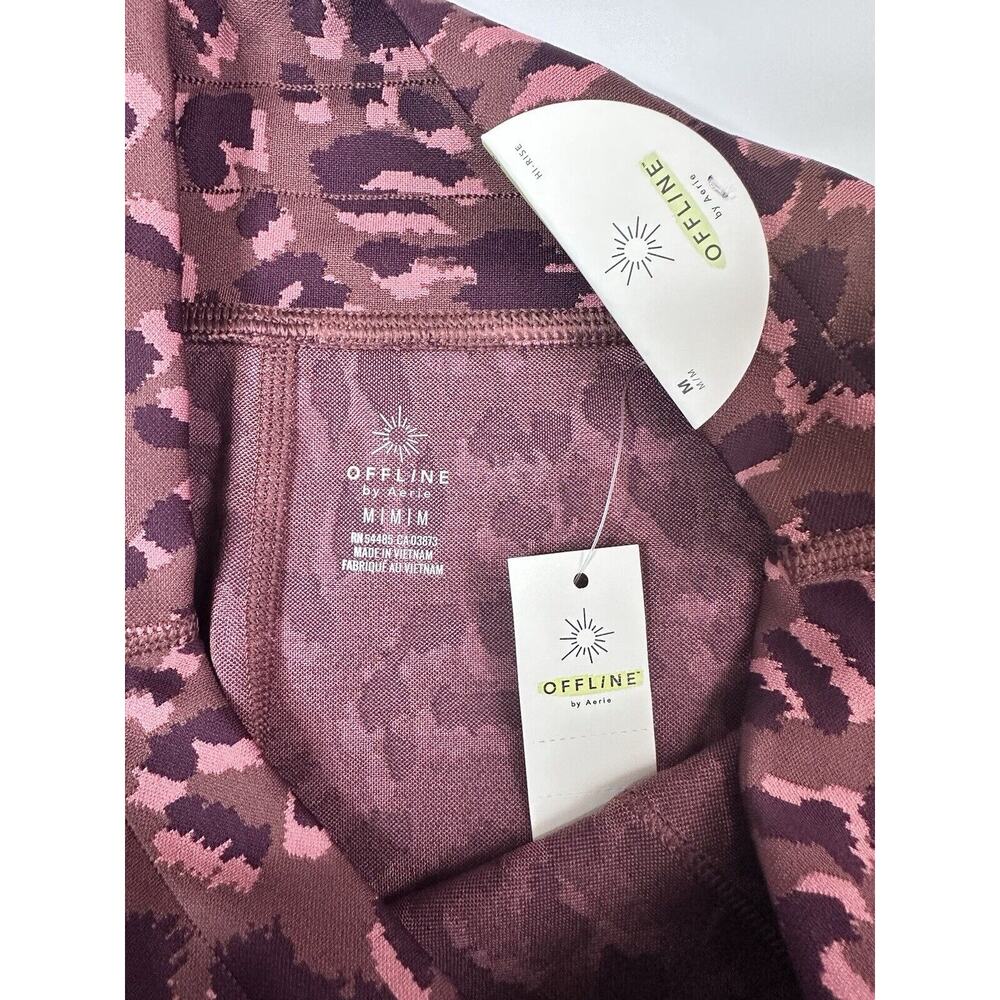 NWT Offline by Aerie Womens Hi-Rise Legging Pockets Drawstring Maroon Size XL M - Picture 6 of 15